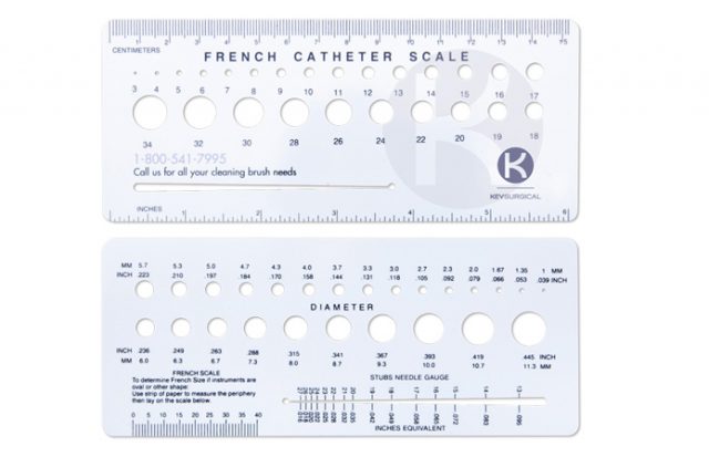 french catheter scale