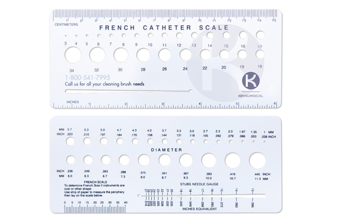 french catheter scale